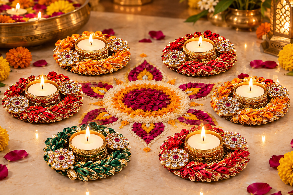 Exotic Sparkles Candle Holders