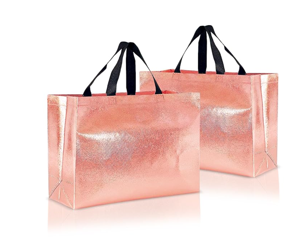Rose Gold foil Gift Bags (Large) Pack of 20