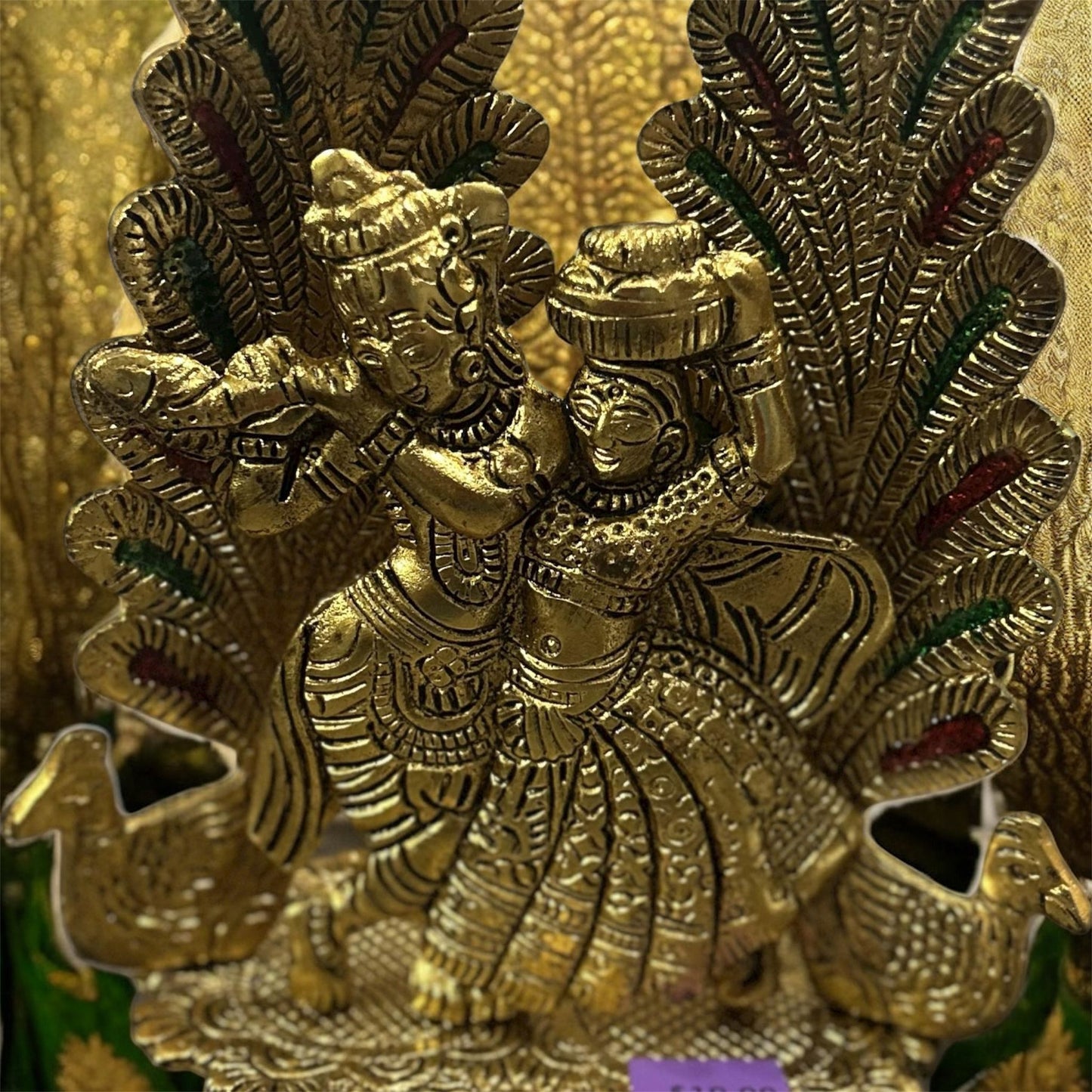 Radha Krishna Brass Idol – Eternal Love & Divine Harmony
