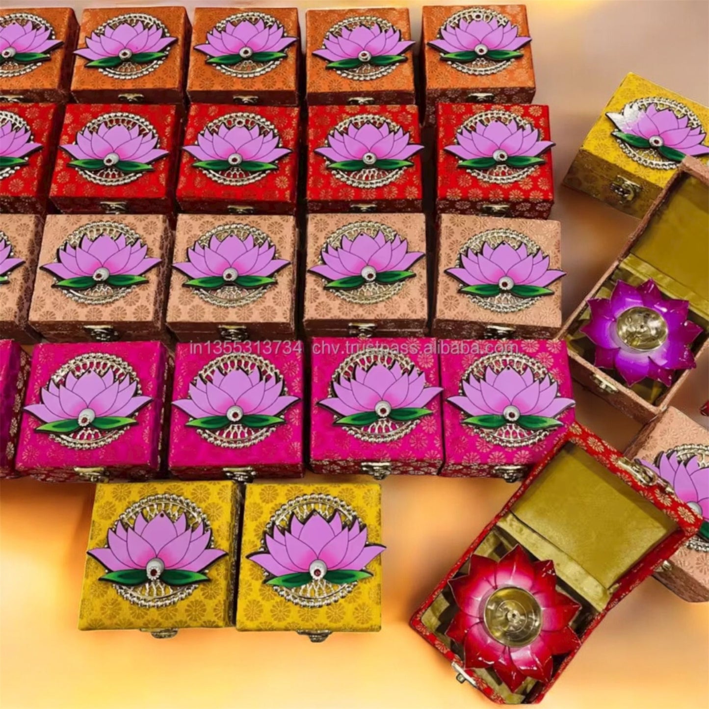 Lotus Diya Gift Boxes – A Bloom of Light and Elegance