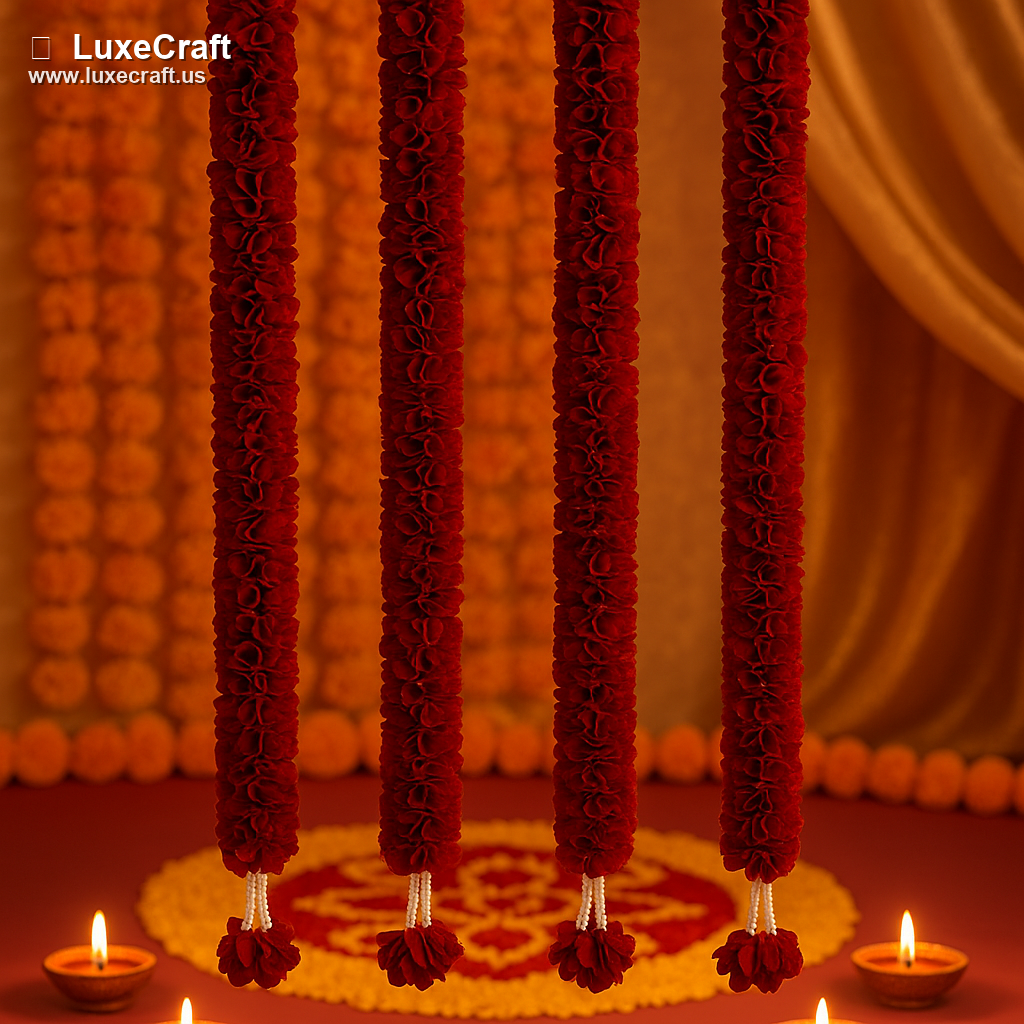 Dark Red Long Hanging 4