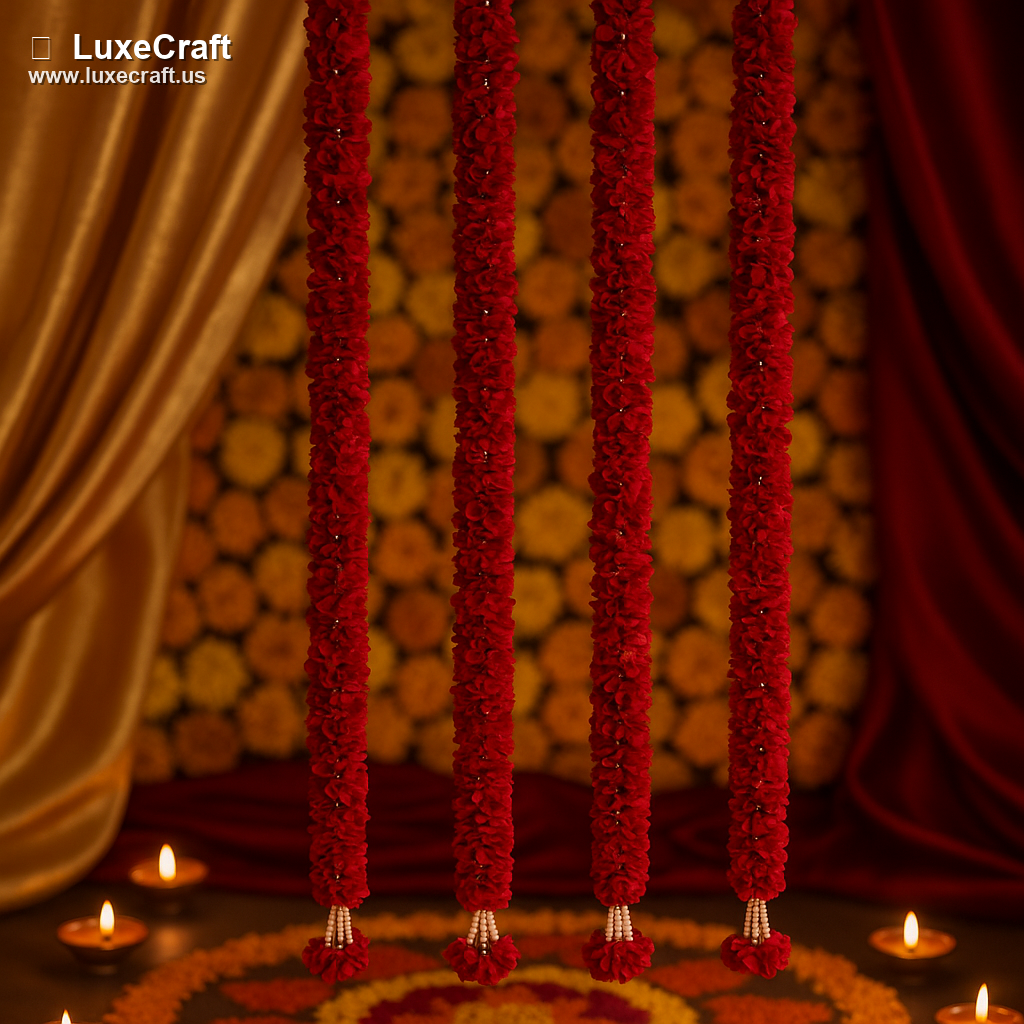 Dark Red Long Hanging 5