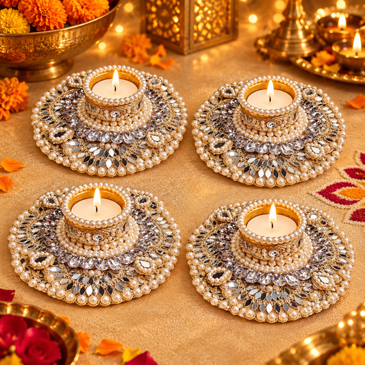 Silver Pearl Royal Center piece