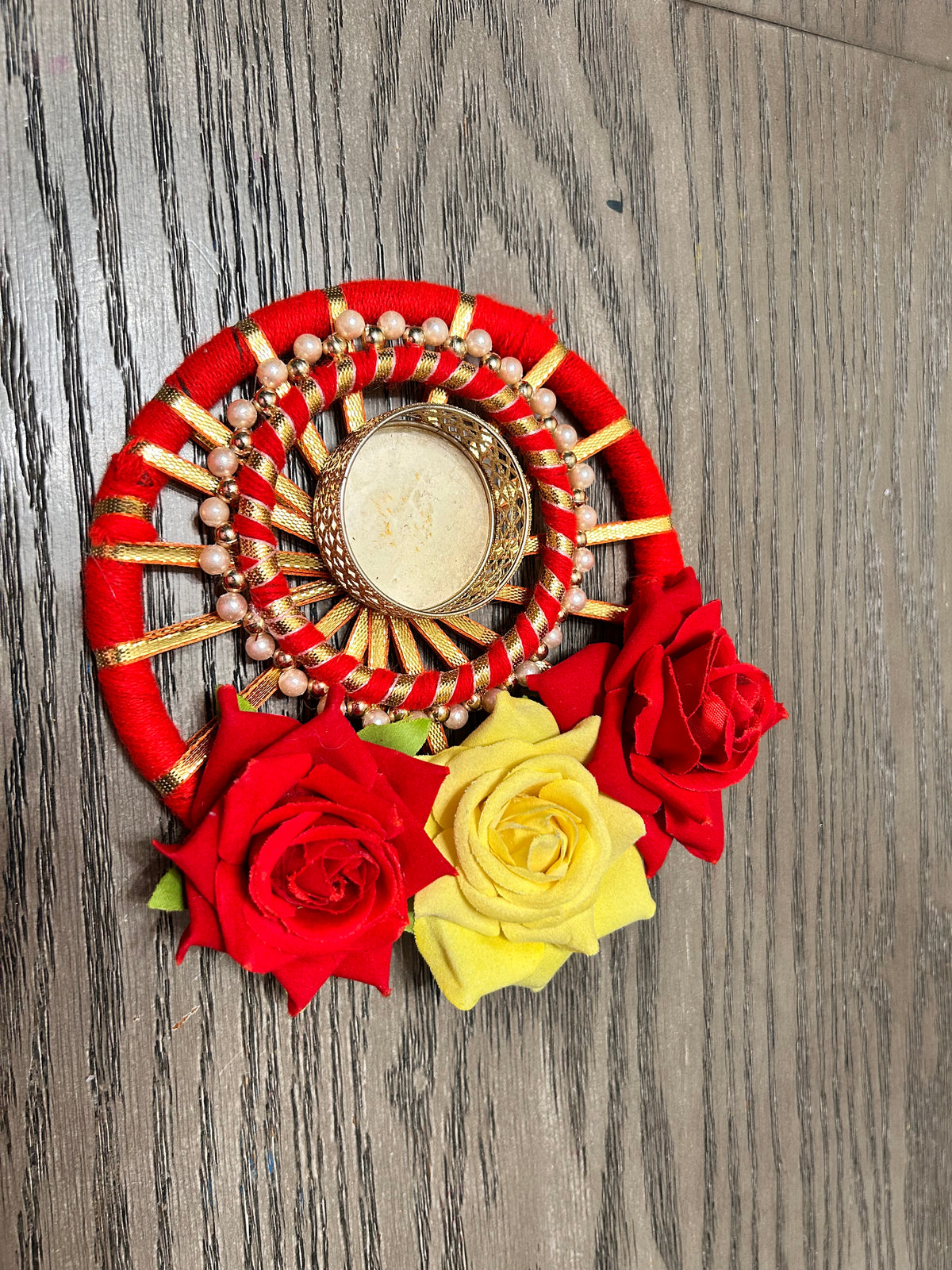 Rose Tealight Ring with Gift Box - Centerpiece