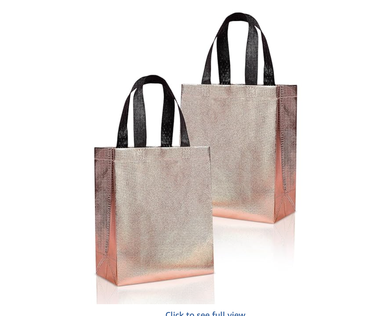 Rose Gold foil Gift Bags (Medium) Pack of 20