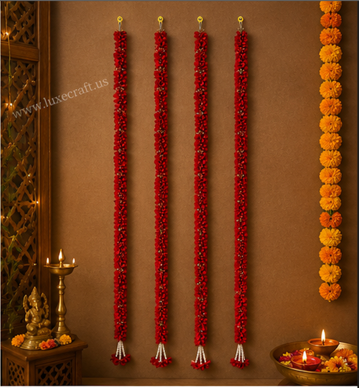Dark Red Long Hanging
