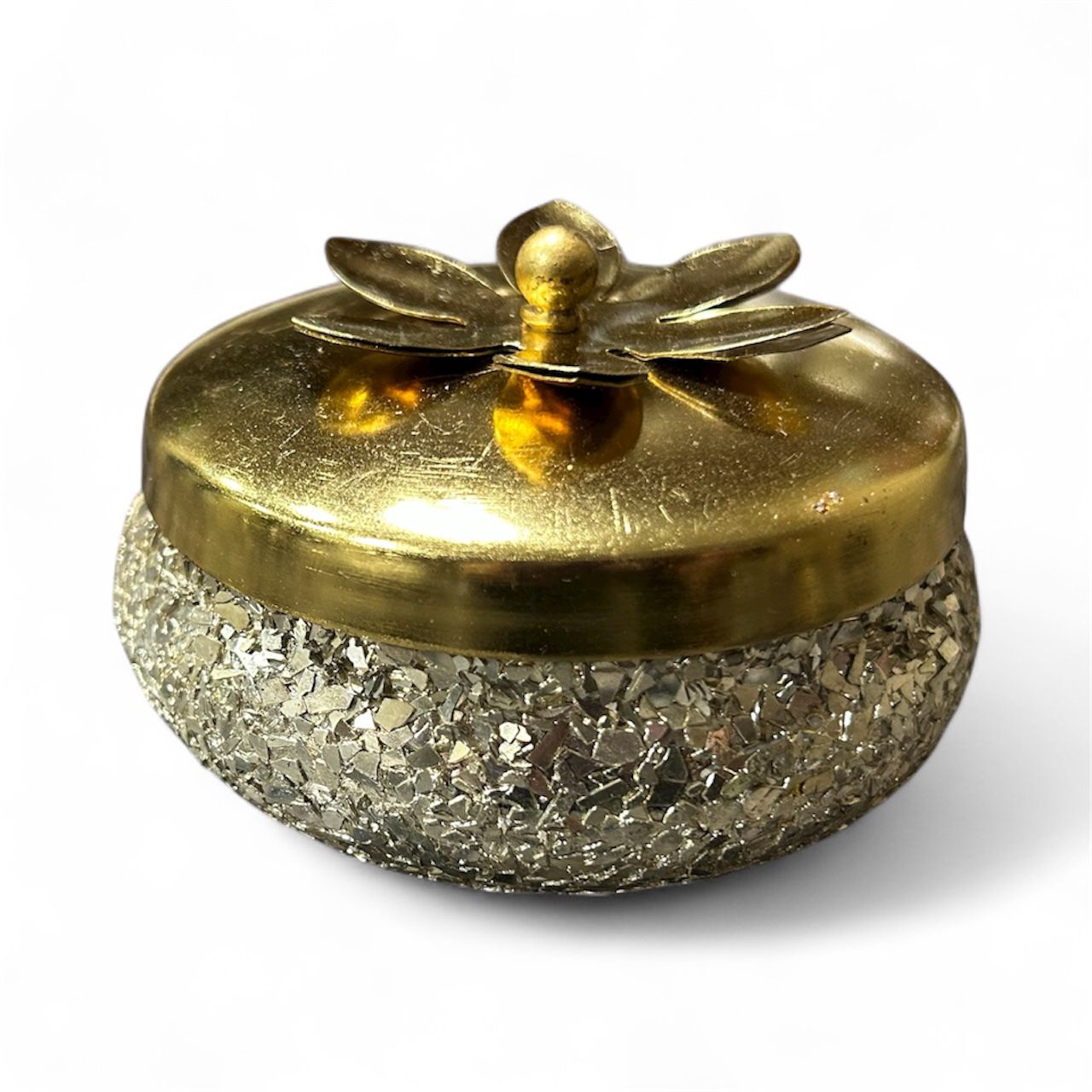 Silver Decorative Jar – A Touch of Luxe for Your Home