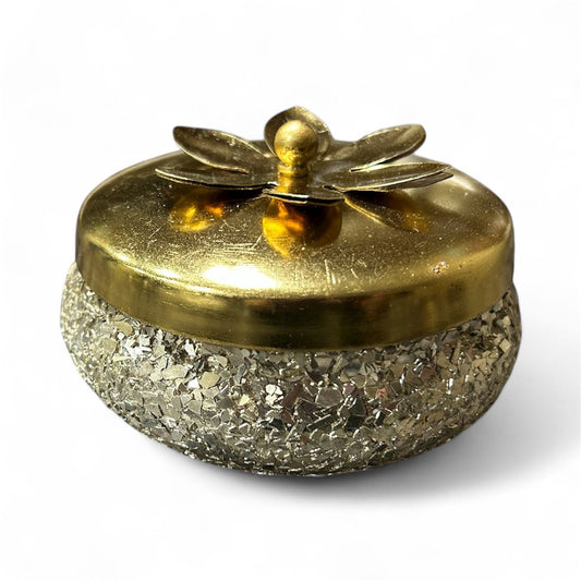 Silver Decorative Jar – A Touch of Luxe for Your Home