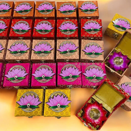 Lotus Diya Gift Boxes – A Bloom of Light and Elegance
