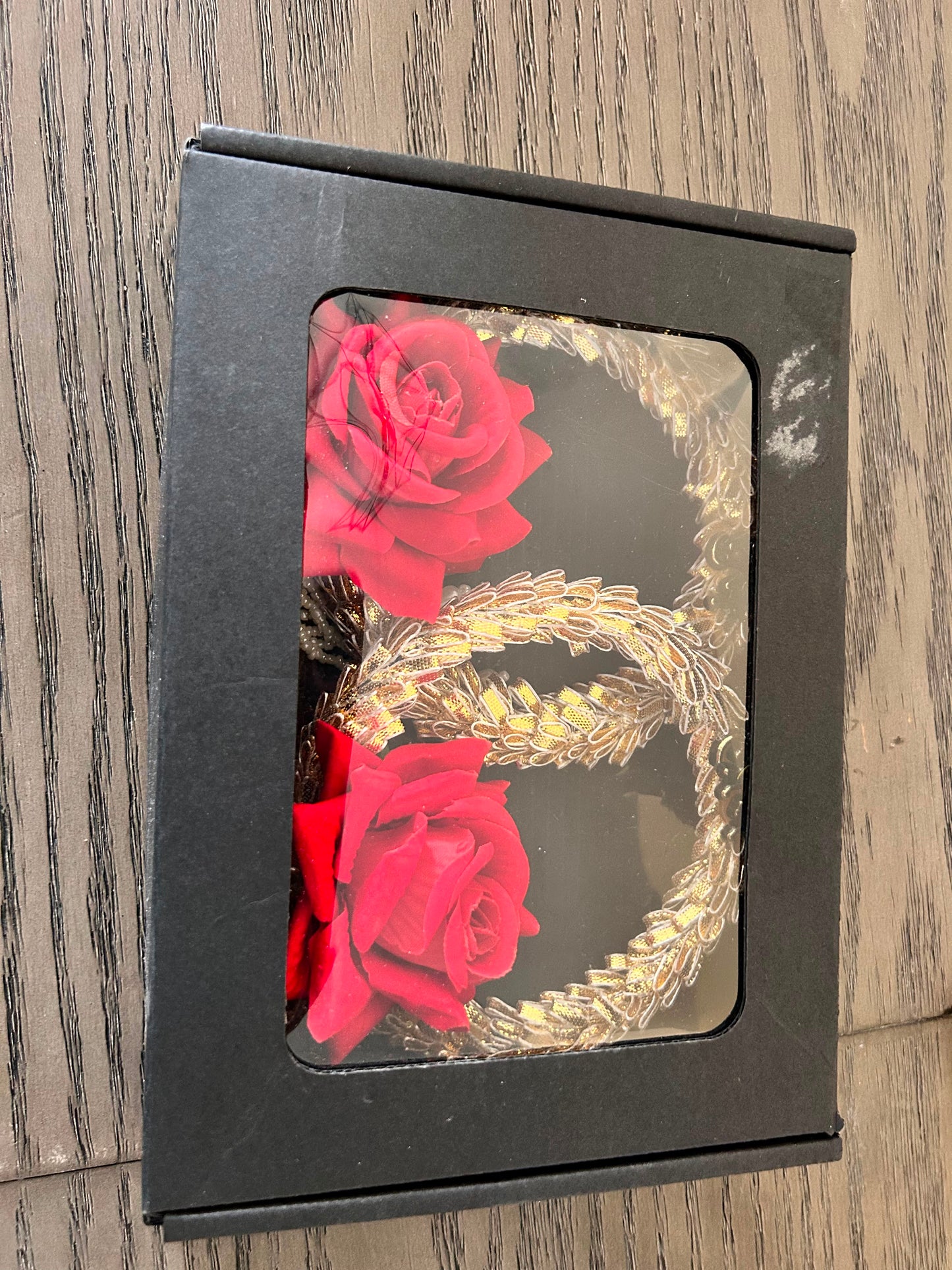 Shubh Labh Rose Wreath Door Hanging Pair