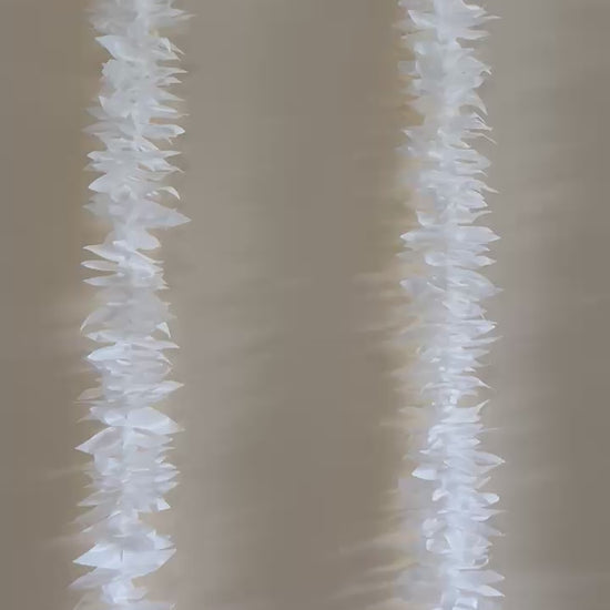 White Jasmine Garland Tea-Light Ring Hanging Set - product video